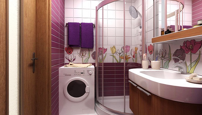 Фиолетовые полотенца
