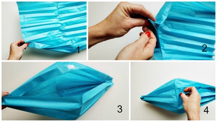 Фонарик бумаги Origami