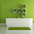 Салатовая ванная комната – идеи, фото и советы дизайнеров